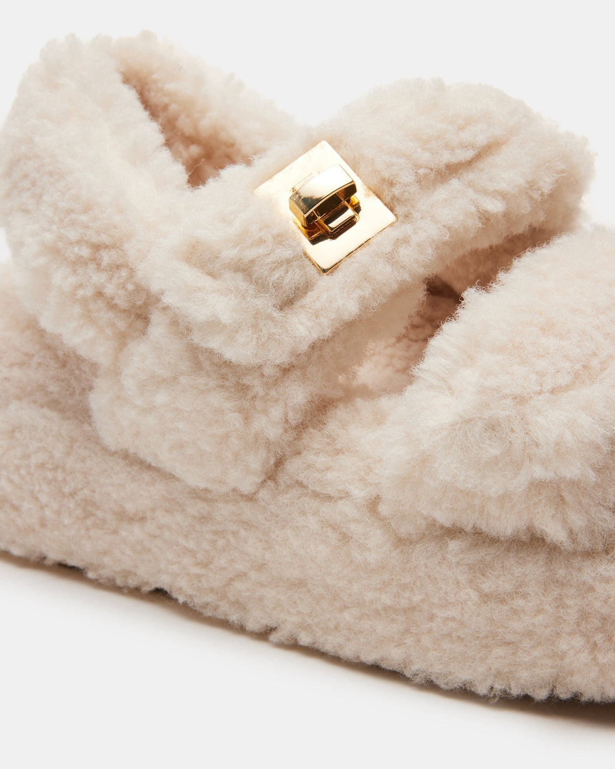 BIGMONA Fur Natural Women's Platform Sandal | Steve Madden