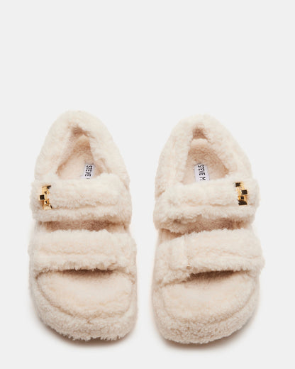 BIGMONA Fur Natural Women's Platform Sandal | Steve Madden