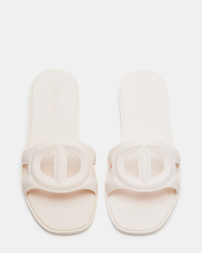 JELLIE Bone Women's Square Toe Slide Sandal | Steve Madden