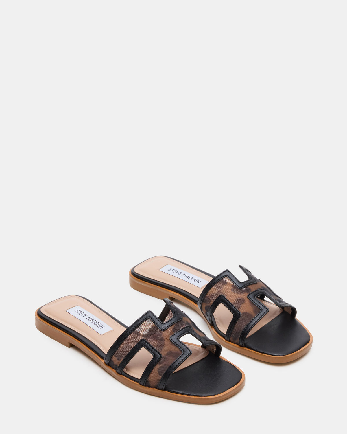 HADYN Mesh Leopard Women's Designer Sandal | Steve Madden