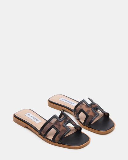 HADYN Mesh Leopard Women's Designer Sandal | Steve Madden