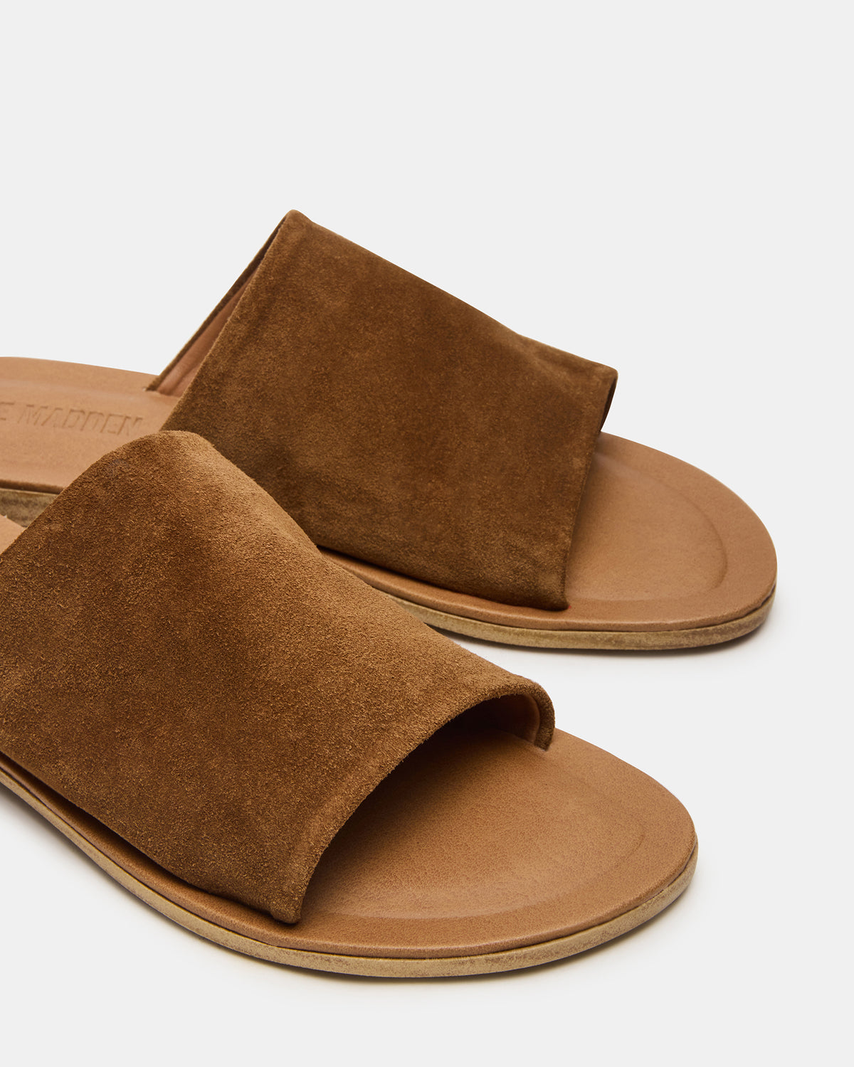 KIPP Chestnut Suede Slide Women's Sandal | Steve Madden
