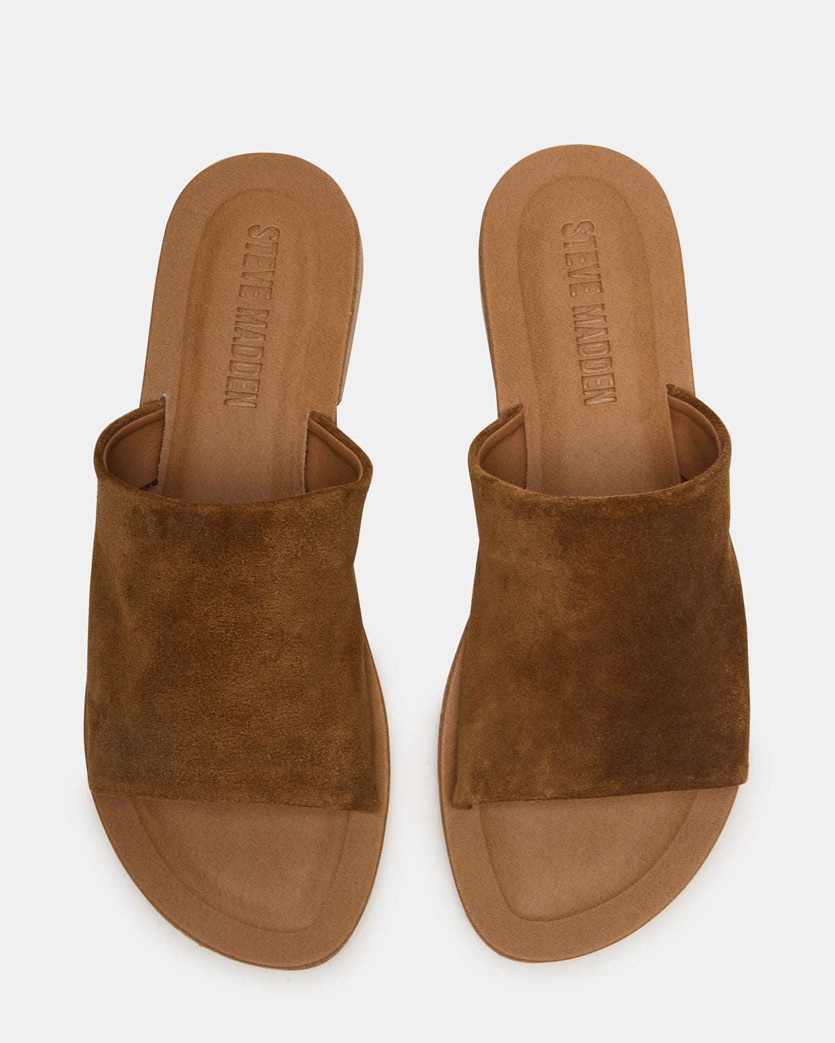 KIPP Chestnut Suede Slide Women's Sandal | Steve Madden