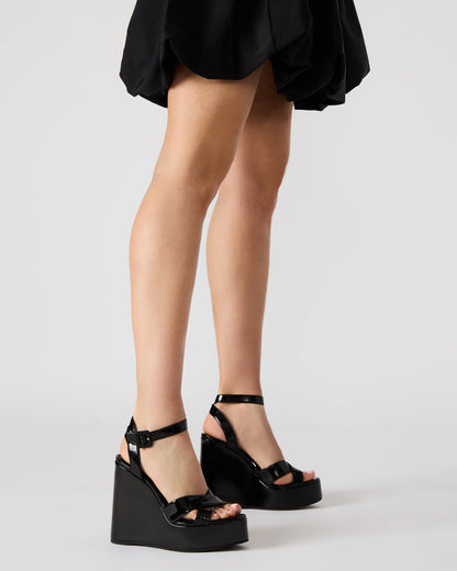 PINNACLE Camel Patent Women's Platform Wedge Sandal | Steve Madden