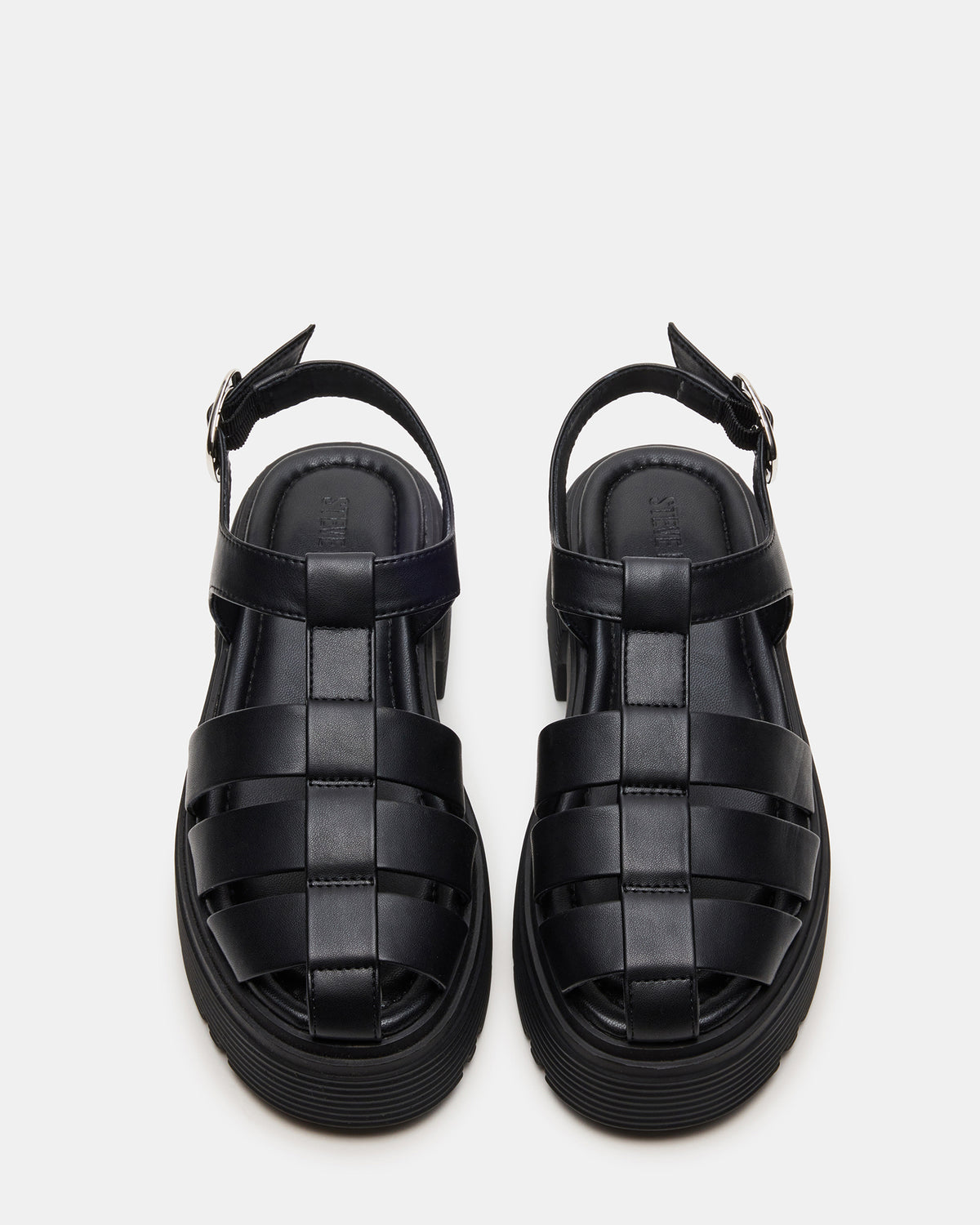 BASS Black Platform Fisherman Women's Sandal | Steve Madden