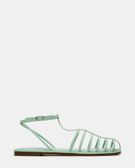 MARIN Pistachio Flat Strappy Fisherman Sandal | Steve Madden