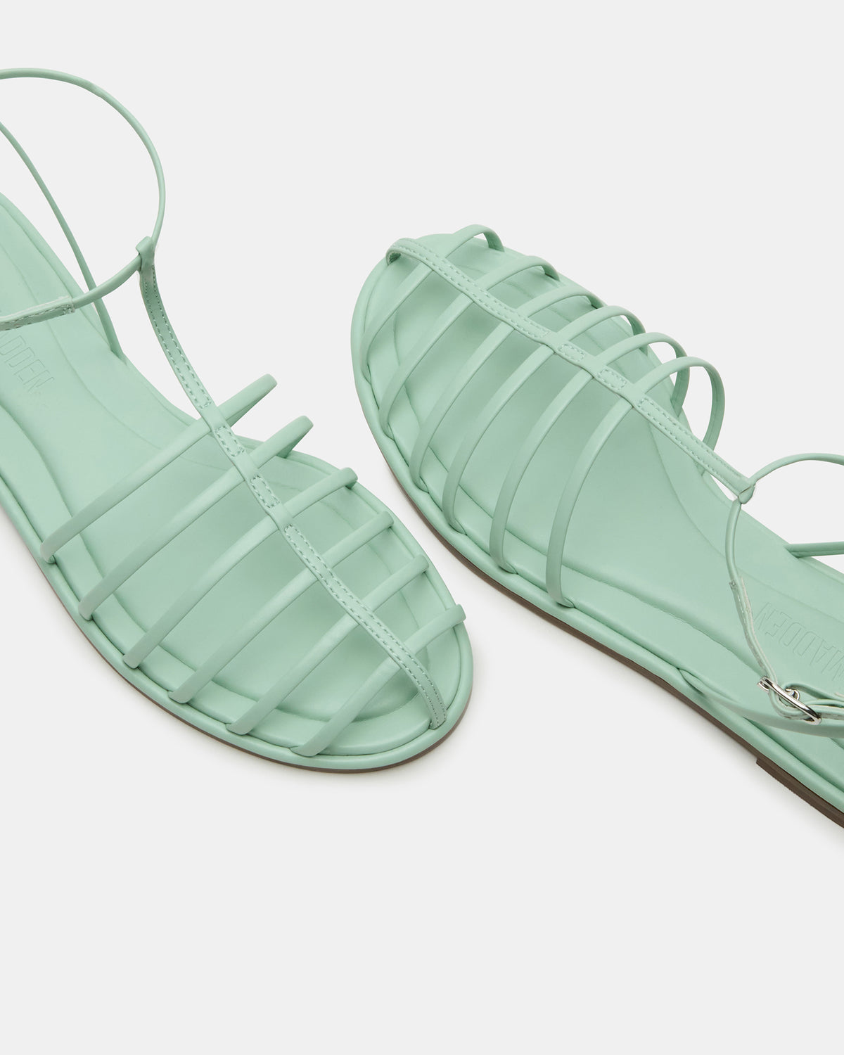 MARIN Pistachio Flat Strappy Fisherman Sandal | Steve Madden
