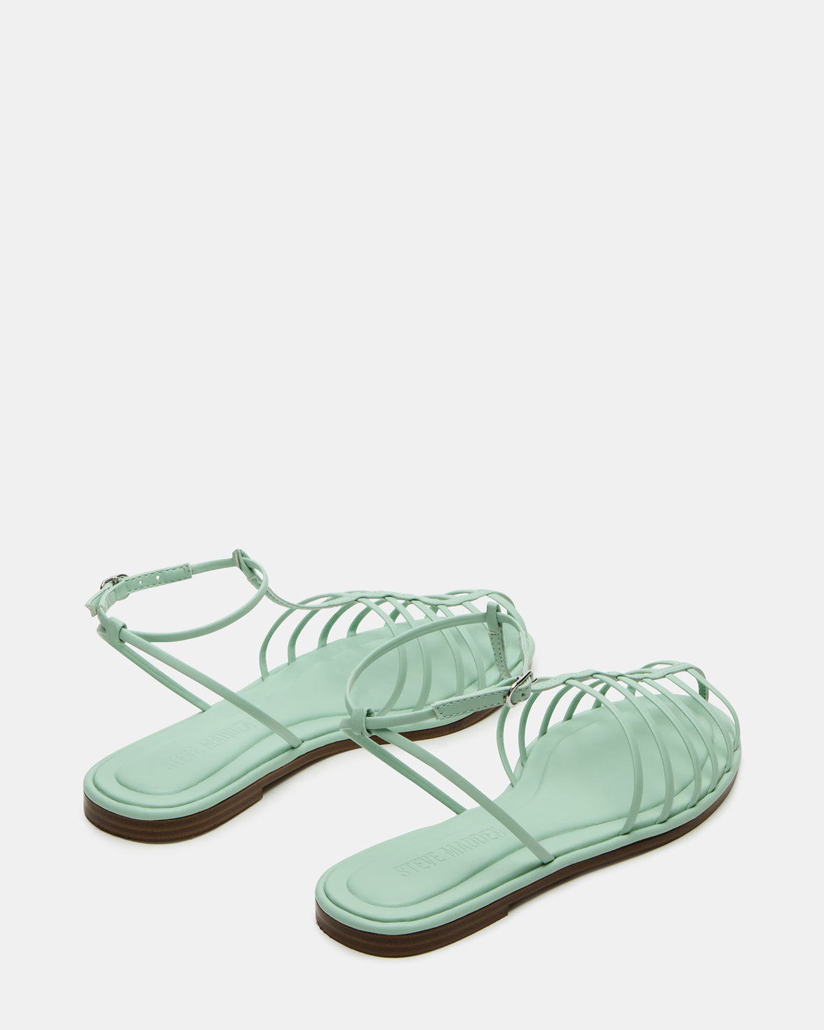 MARIN Pistachio Flat Strappy Fisherman Sandal | Steve Madden