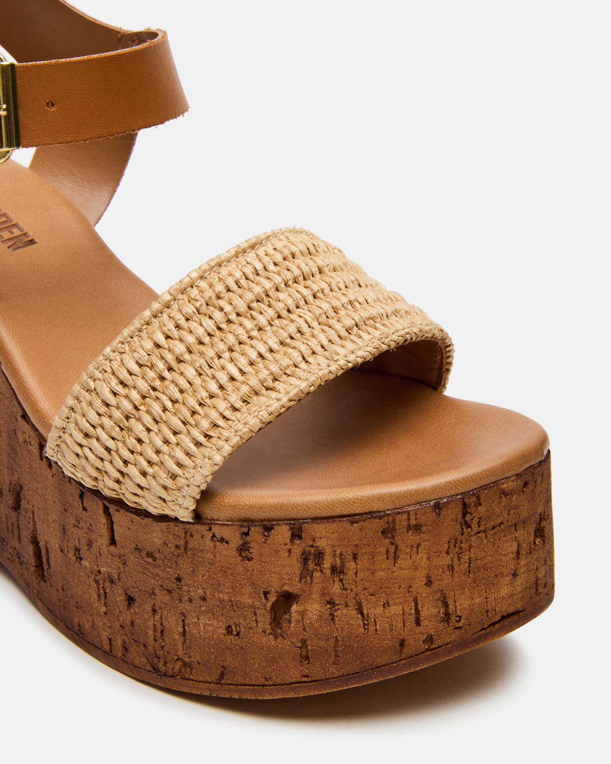 CABERNET Raffia Women's Platform Wedge Sandal | Steve Madden