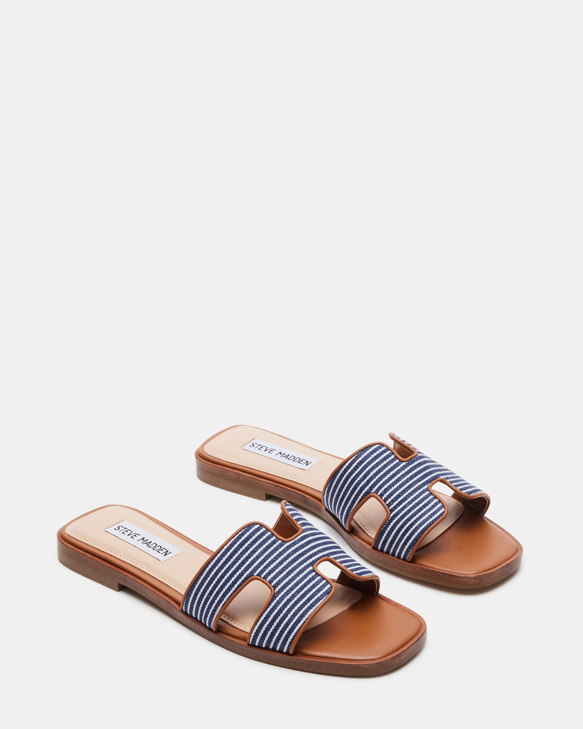 HADYN Navy Multi Sandal | Women's Designer Sandals | Steve Madden