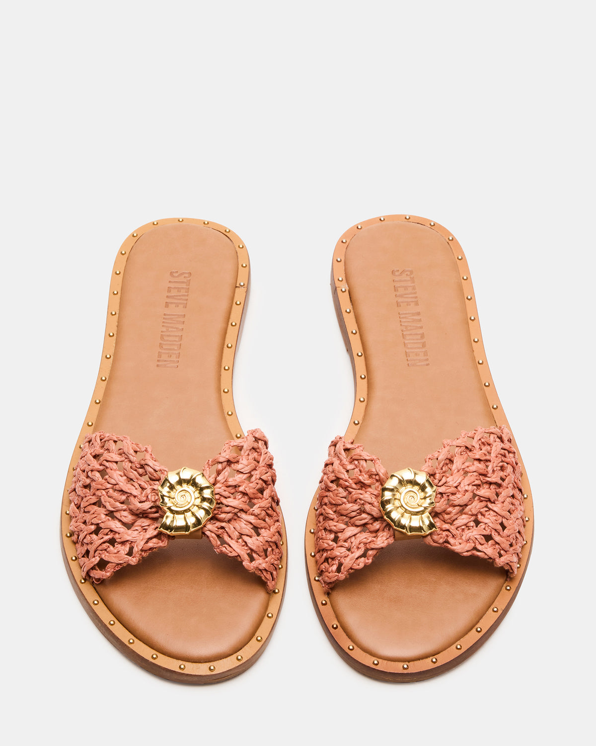 DIPSY Terracotta Conch Slide Rounded Toe Women's Sandal | Steve Madden