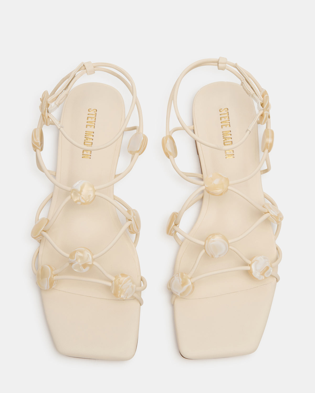 TIDES Pearl Strappy Square-Toe Women's Sandal | Steve Madden