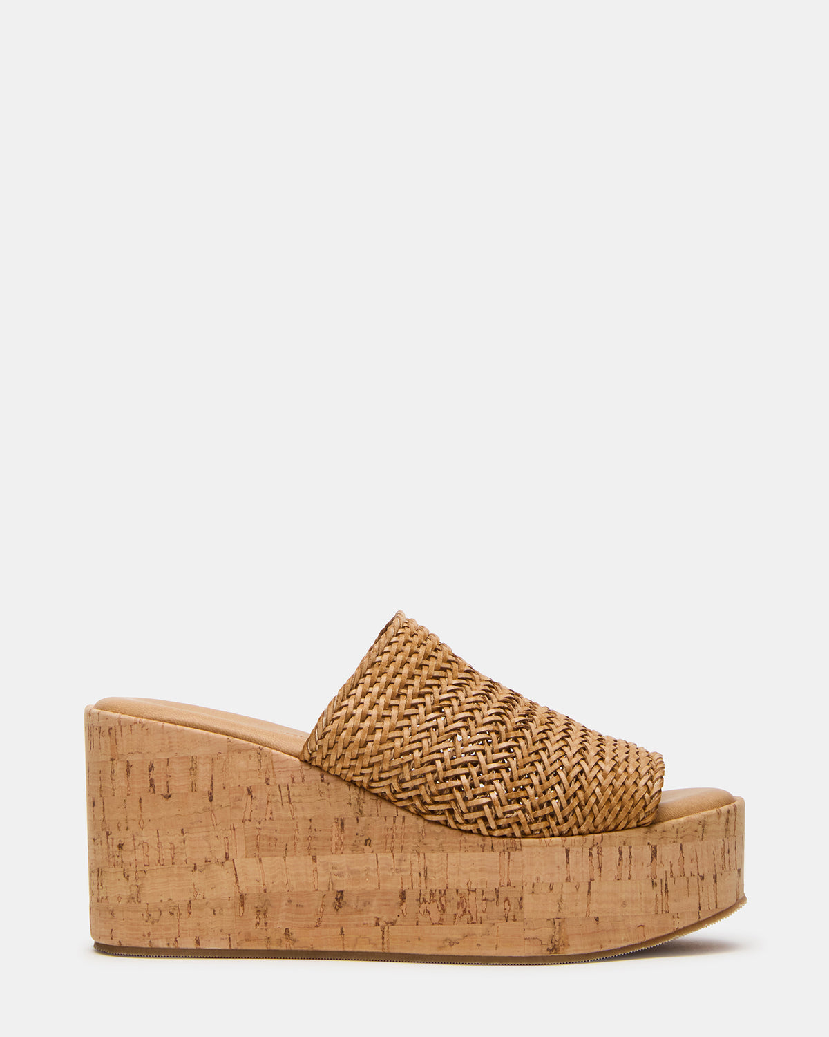 COASTAL Raffia Platform Wedge Mule Women's Sandal | Steve Madden