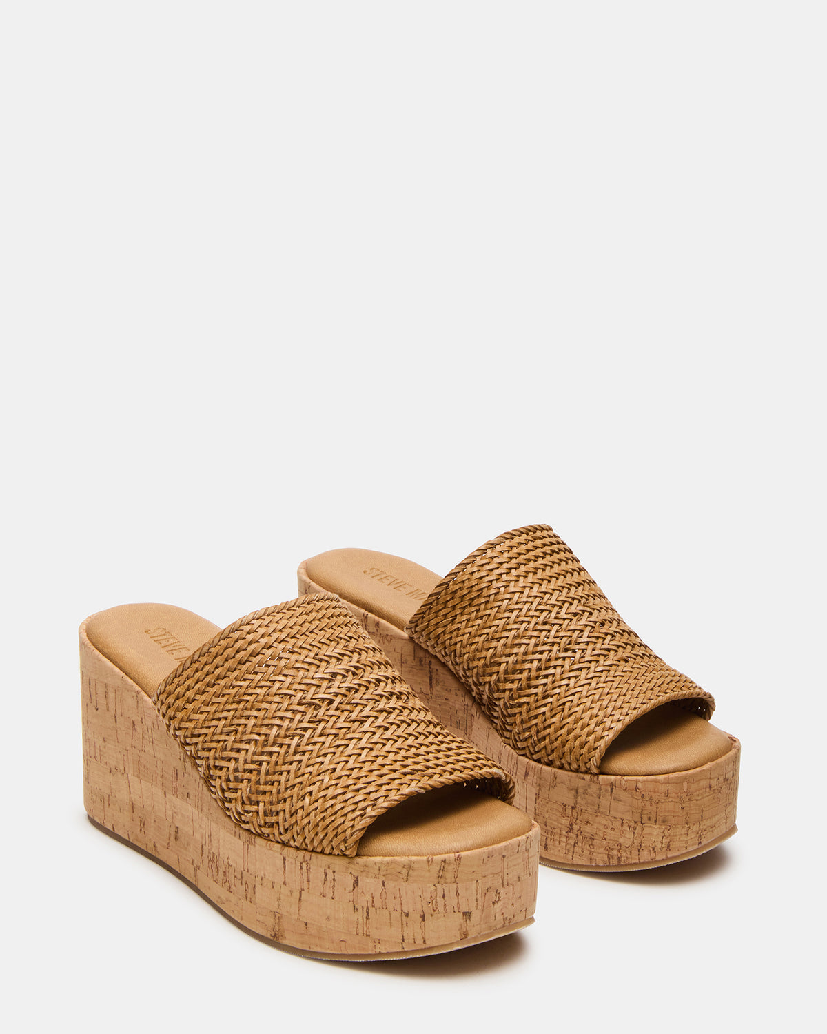 COASTAL Raffia Platform Wedge Mule Women's Sandal | Steve Madden