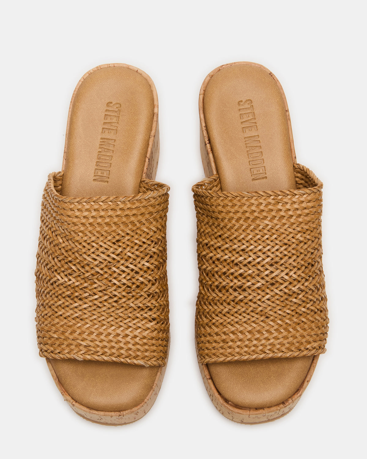 COASTAL Raffia Platform Wedge Mule Women's Sandal | Steve Madden