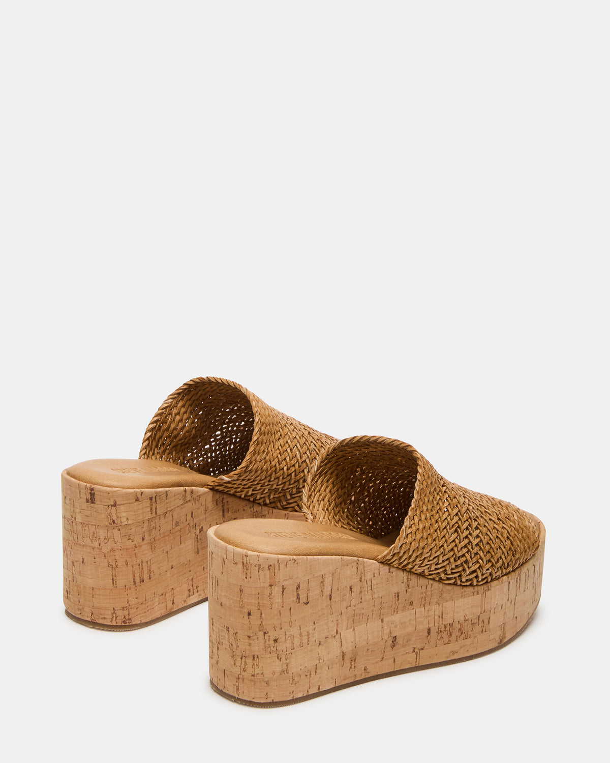 COASTAL Raffia Platform Wedge Mule Women's Sandal | Steve Madden