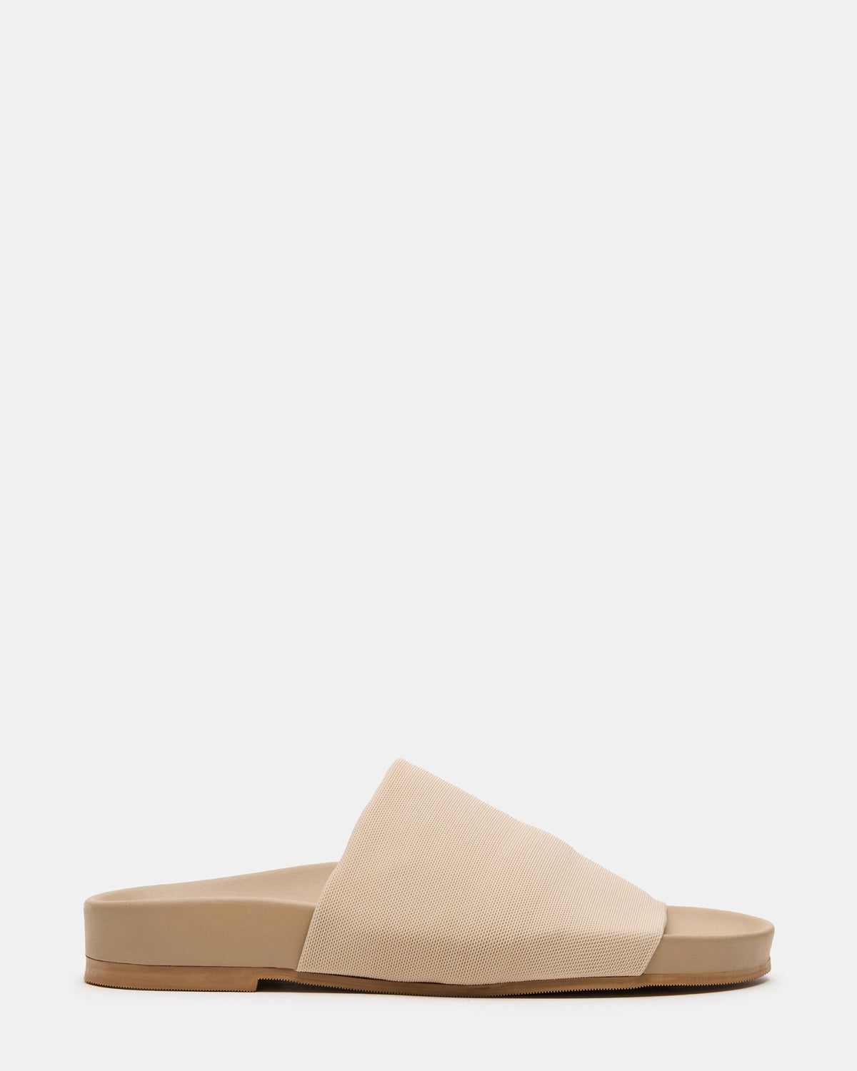 SANSA Tan Flatform Footbed Slide Women's Sandal | Steve Madden