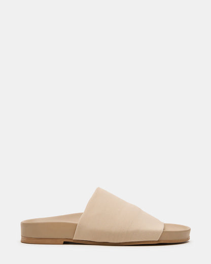 SANSA Tan Flatform Footbed Slide Women's Sandal | Steve Madden