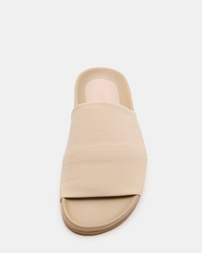 SANSA Tan Flatform Footbed Slide Women's Sandal | Steve Madden