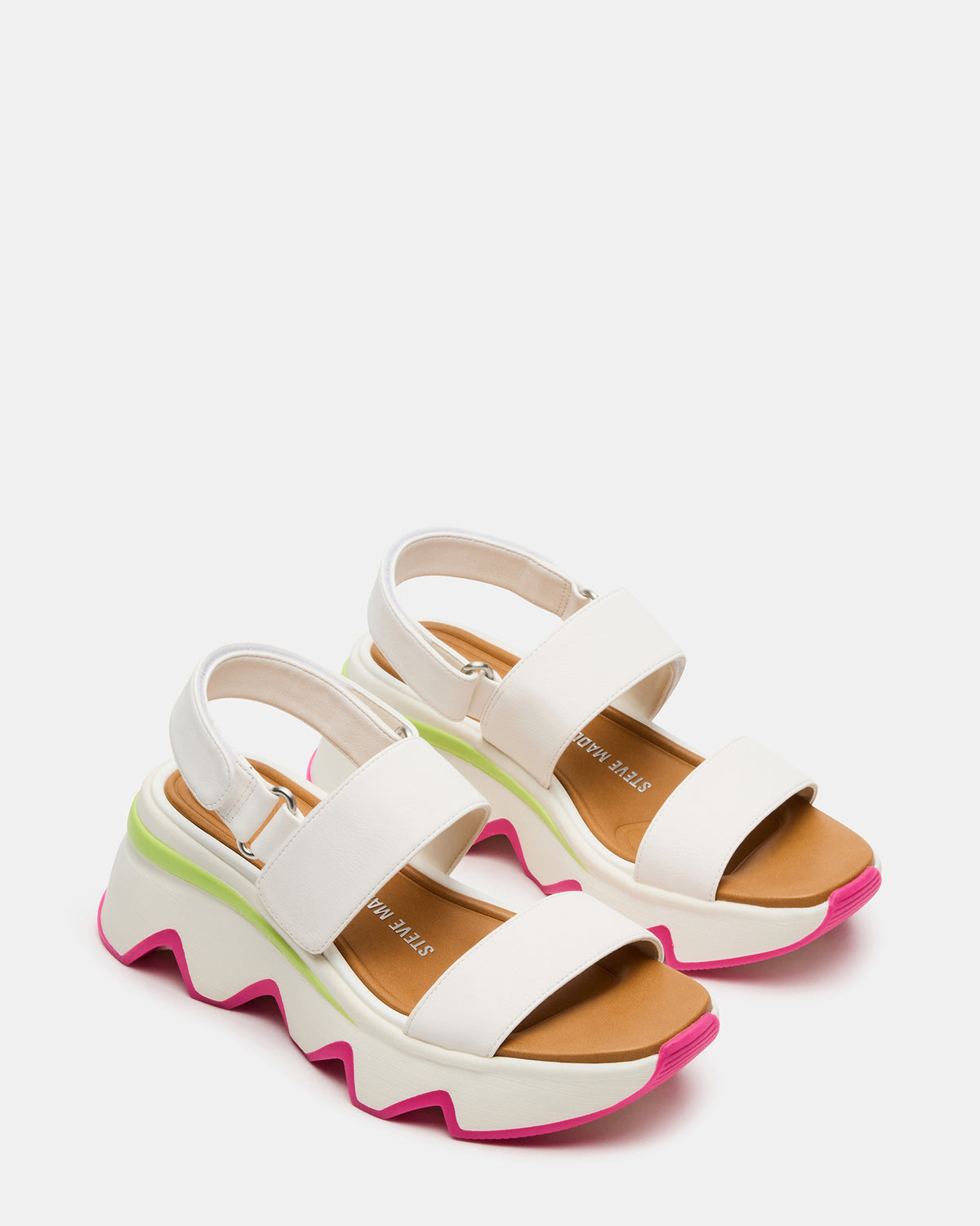 LOCHAN Bone Platform Flatform Strappy Women's Sandal | Steve Madden