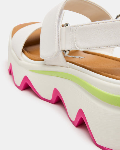 LOCHAN Bone Platform Flatform Strappy Women's Sandal | Steve Madden
