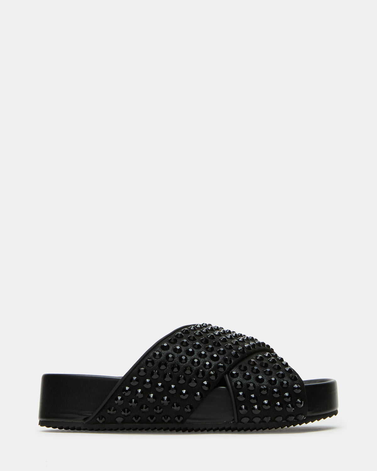AVENDRA Black Multi Flatform Slide Women's Sandal | Steve Madden