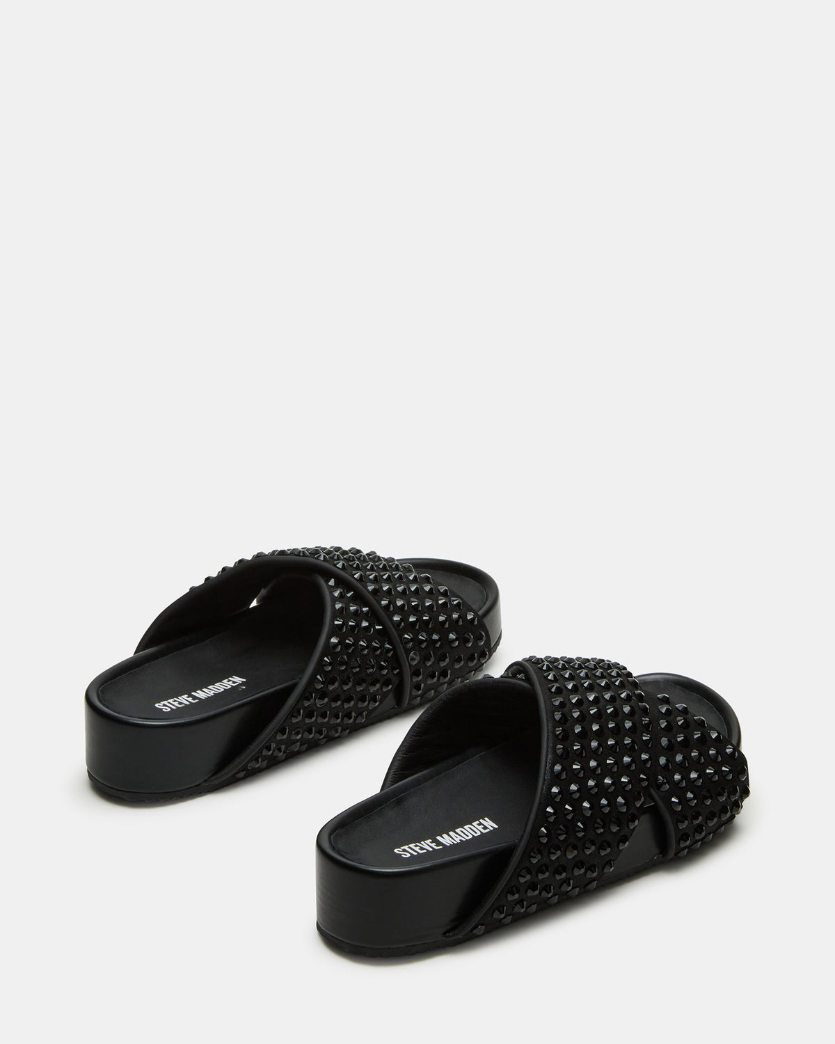 AVENDRA Black Multi Flatform Slide Women's Sandal | Steve Madden