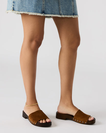 CENTO Black Cow Print Studded Slide Women's Sandal | Steve Madden
