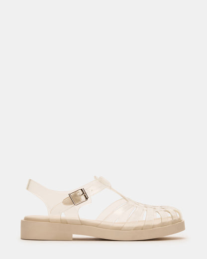FLICKER Clear Women's Fisherman Jelly Sandal | Steve Madden