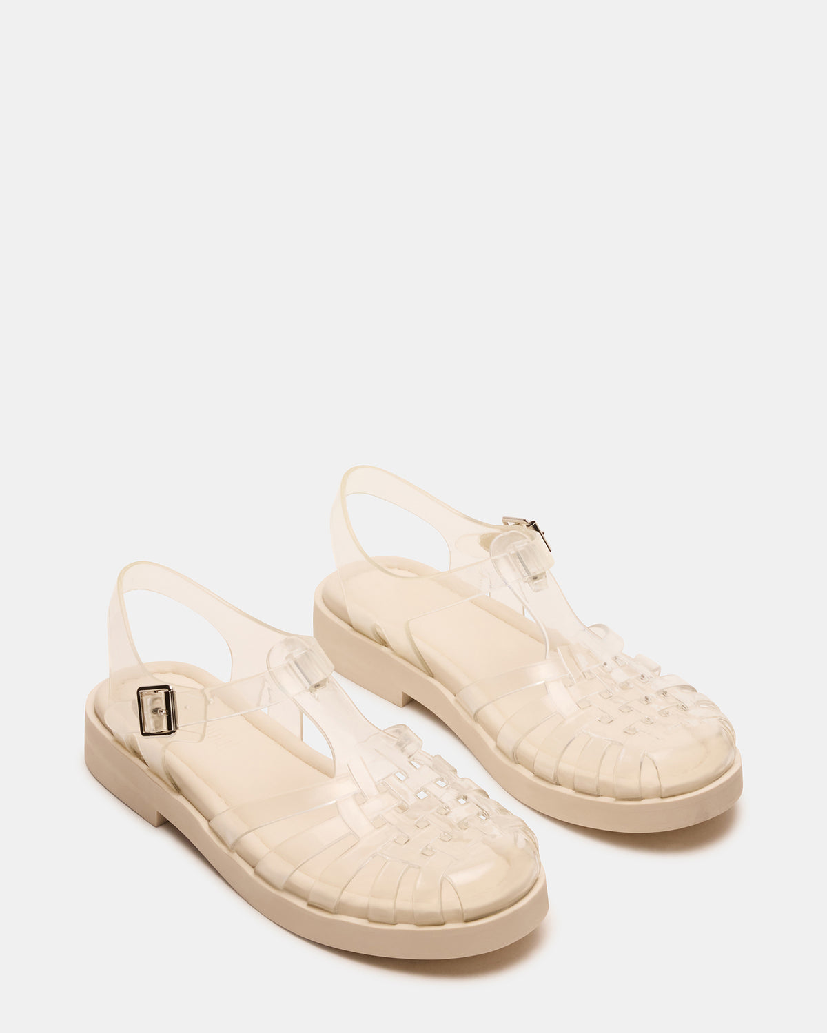 FLICKER Clear Women's Fisherman Jelly Sandal | Steve Madden