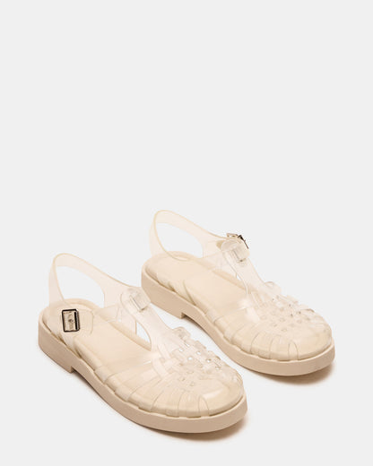 FLICKER Clear Women's Fisherman Jelly Sandal | Steve Madden