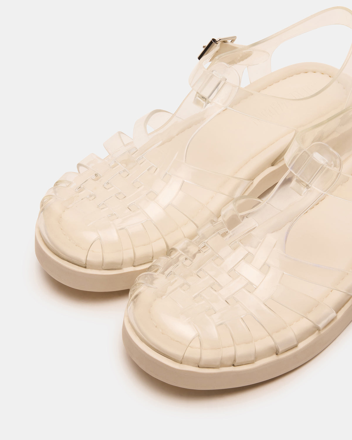 FLICKER Clear Women's Fisherman Jelly Sandal | Steve Madden