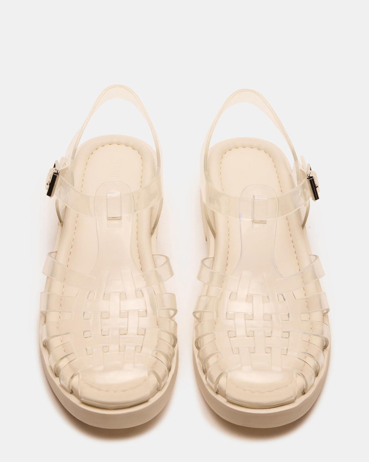 FLICKER Clear Women's Fisherman Jelly Sandal | Steve Madden