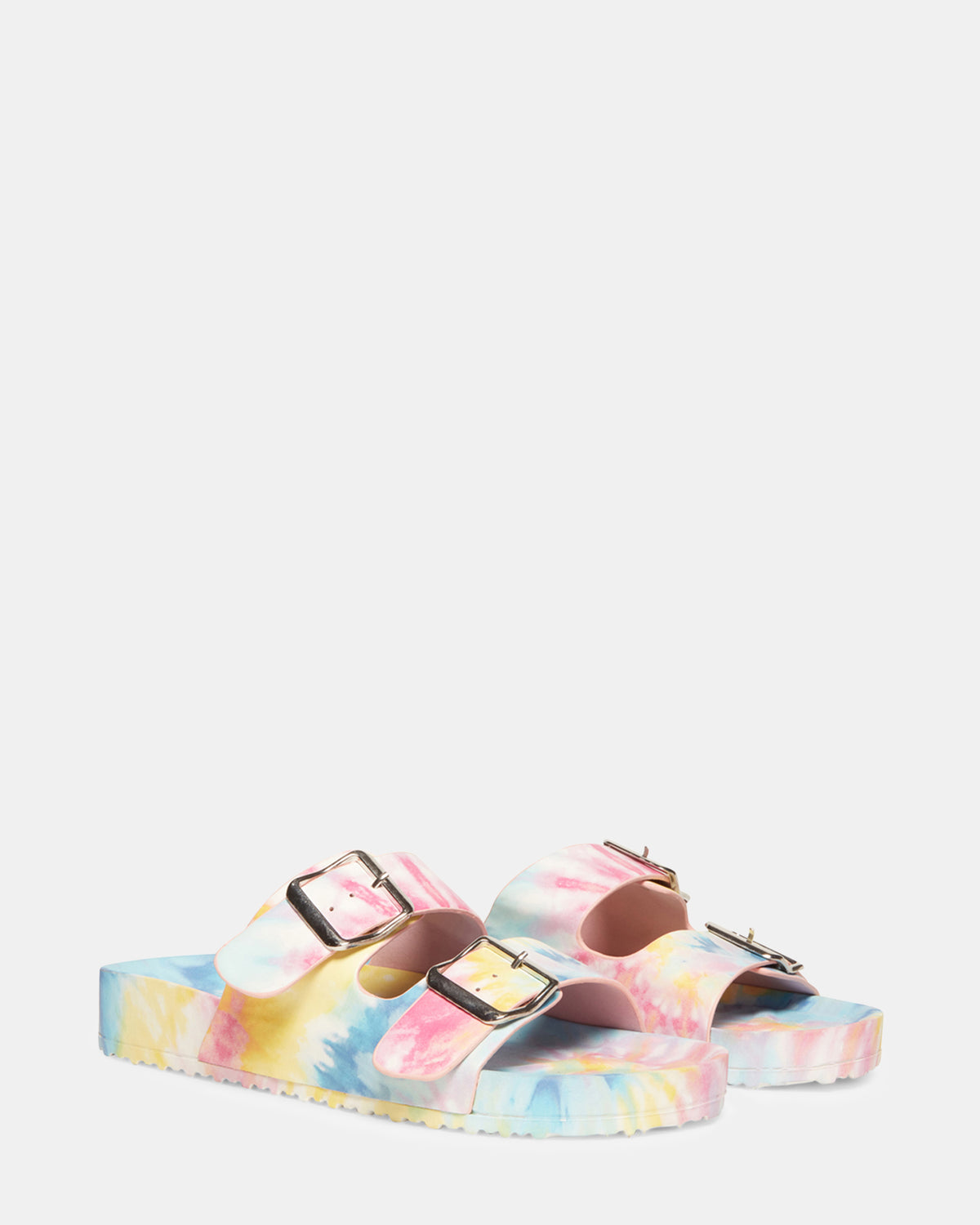 TEDDY-T PASTEL MULTI | Tie Dye Slides | Steve Madden
