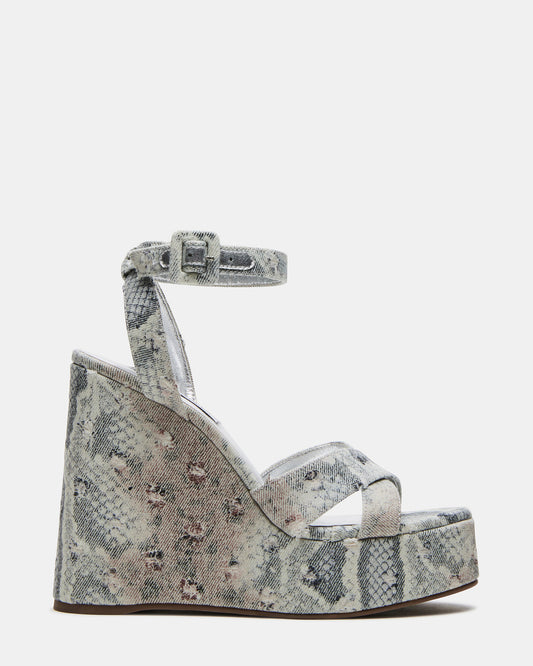 PINNACLE Multi Snake Women's Platform Wedge Sandal | Steve Madden