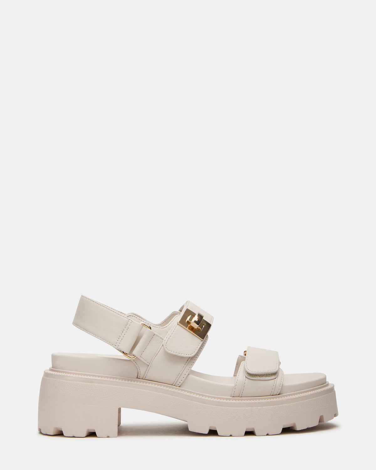 SUPERMONA Bone Leather Women's Platform Sandal | Steve Madden