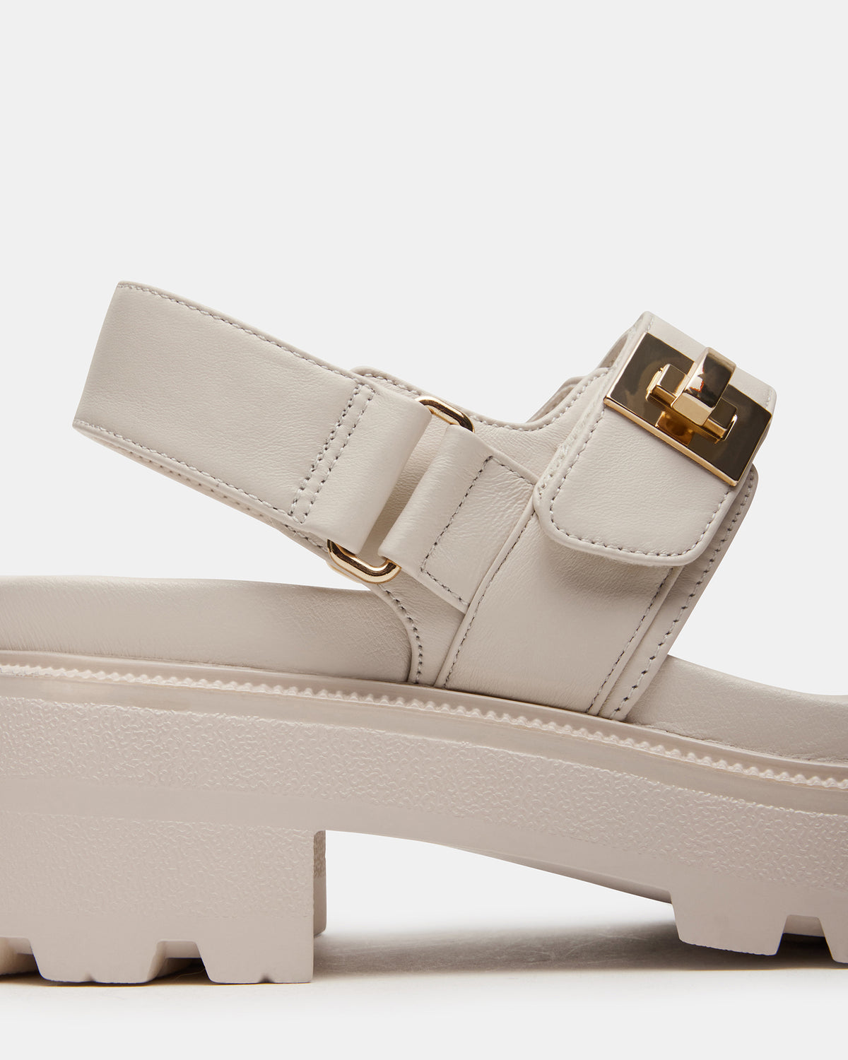 SUPERMONA Bone Leather Women's Platform Sandal | Steve Madden
