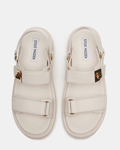 SUPERMONA Bone Leather Women's Platform Sandal | Steve Madden