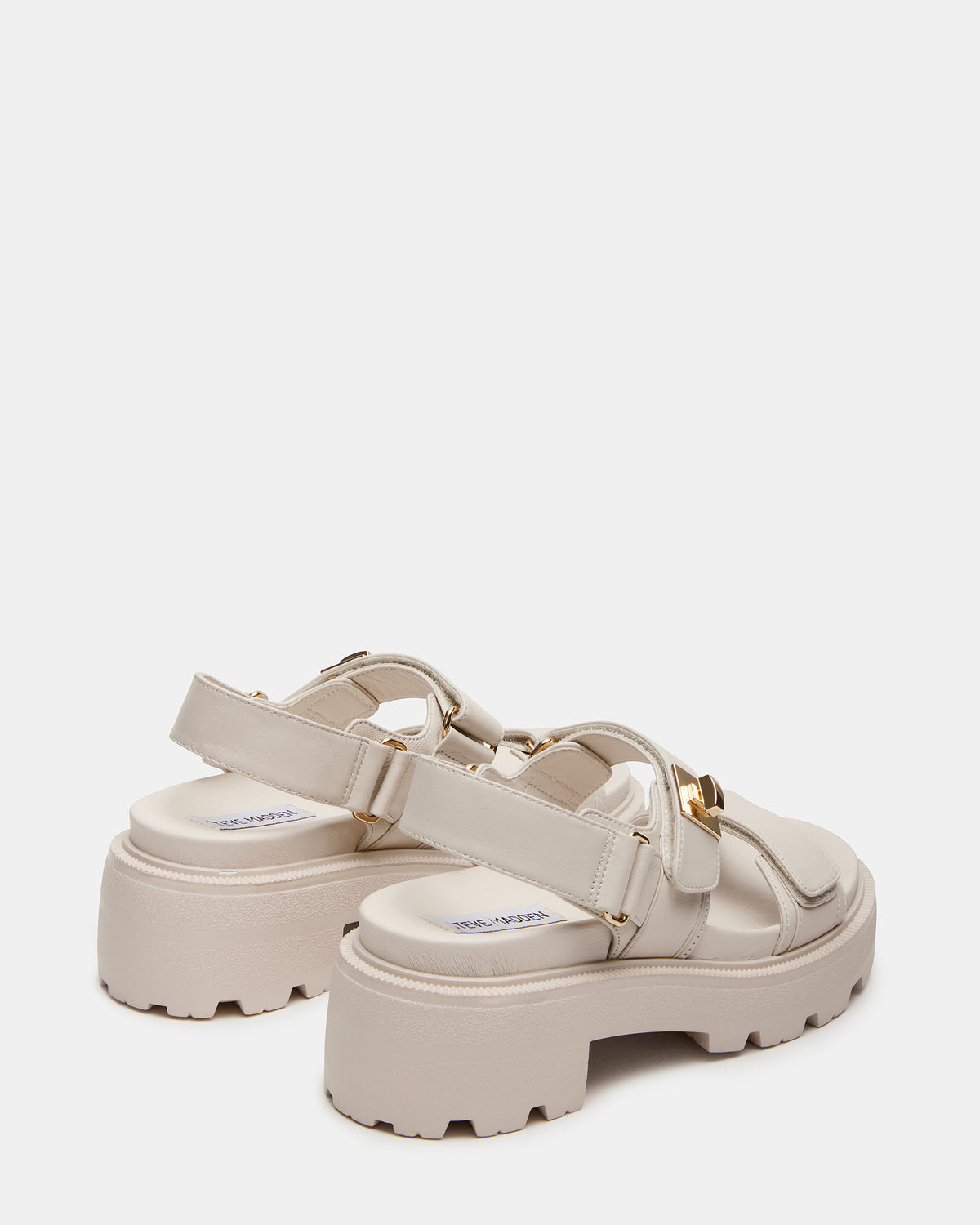 SUPERMONA Bone Leather Women's Platform Sandal | Steve Madden