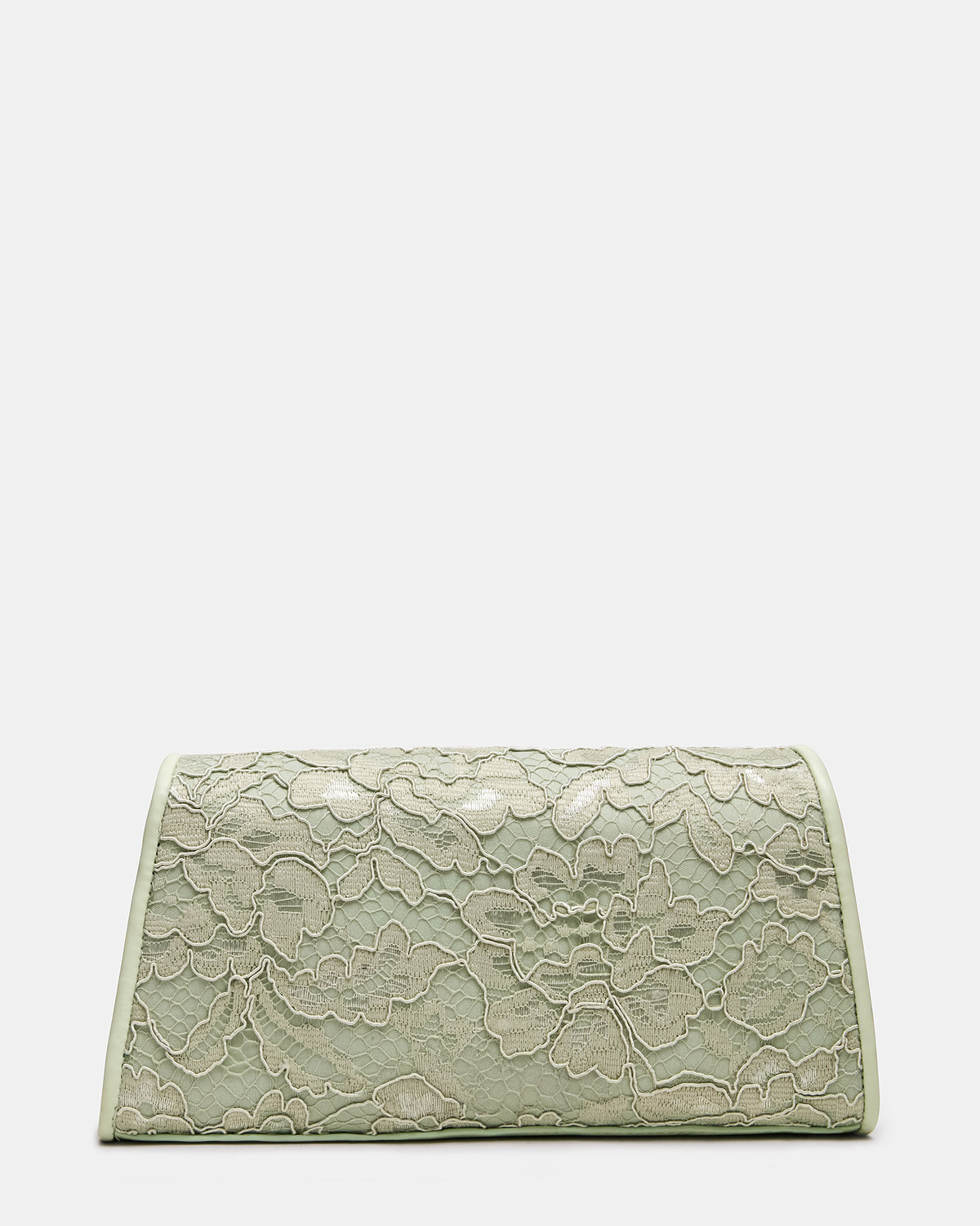 AVANT Bag Pistachio French Binding Trapezoid Crossbody Clutch Handbag | Steve Madden