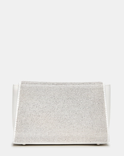 EVELINA Bag Rhinestones Angular Rhinestone Embellished Crossbody Mini Clutch Handbag | Steve Madden
