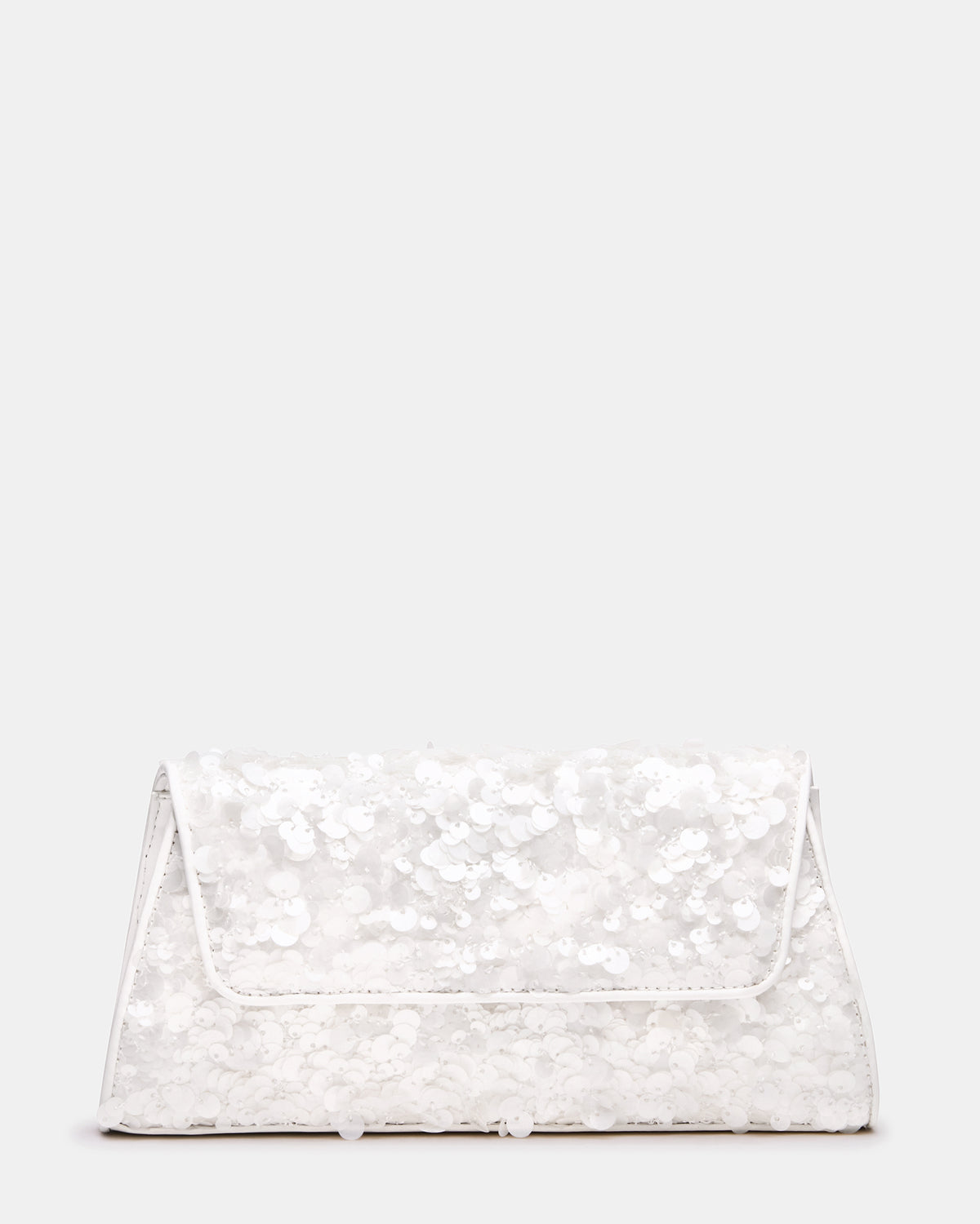 AVANT Bag Sequin French Binding Trapezoid Crossbody Clutch Handbag | Steve Madden