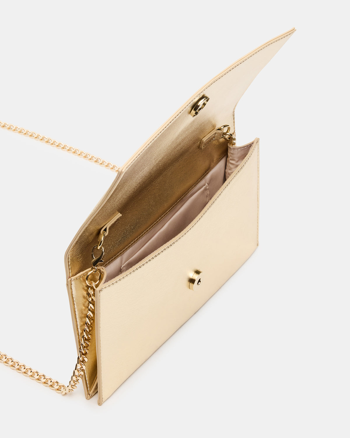 JULIANA Bag Gold Women's Crossbody Clutch Handbag | Steve Madden