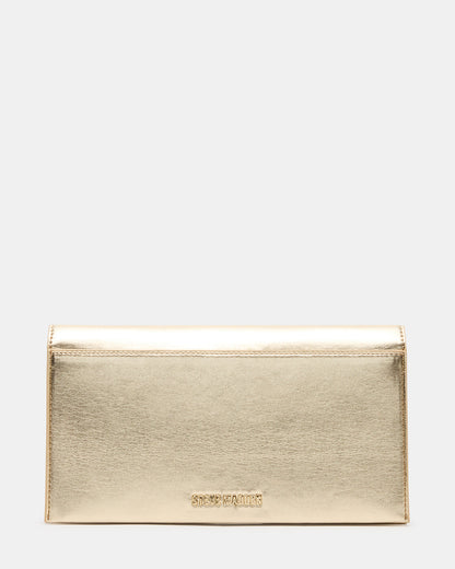 JULIANA Bag Gold Women's Crossbody Clutch Handbag | Steve Madden