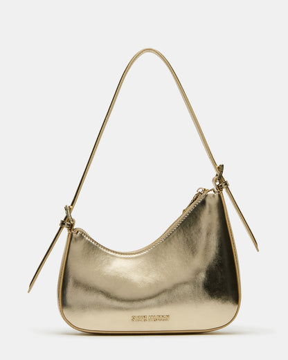 SMITH Bag Gold Asymmetric Shoulder Handbag | Steve Madden
