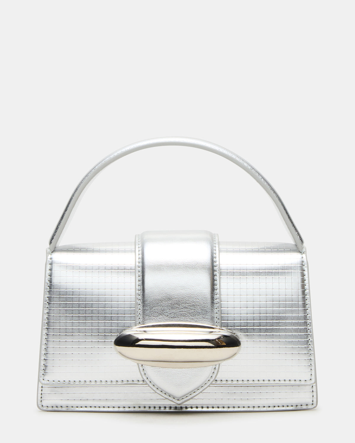 MISHELL Bag Silver Disco Top-Handle Mini Handbag | Steve Madden