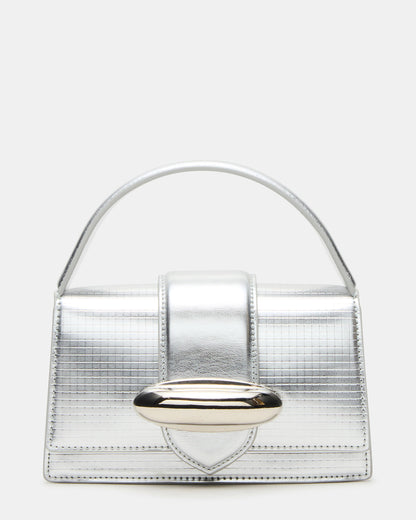 MISHELL Bag Silver Disco Top-Handle Mini Handbag | Steve Madden
