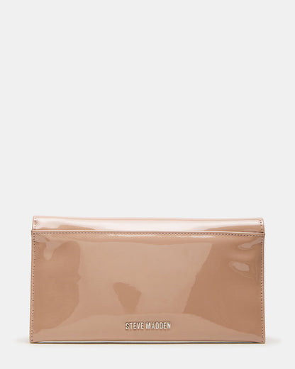 JULIANA Bag Blush Patent Crossbody Clutch Handbag | Steve Madden