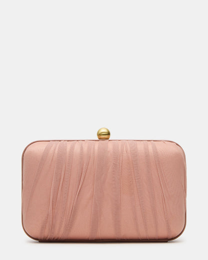 ELEGANT Bag Mocha Soft Frame Metal Mesh Crossbody Clutch Handbag | Steve Madden