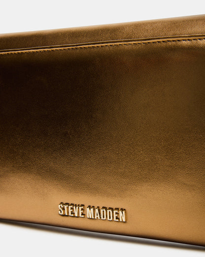 JULIANA Bag Bronze Crossbody Clutch Handbag | Steve Madden